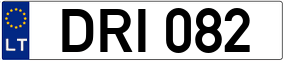 Truck License Plate